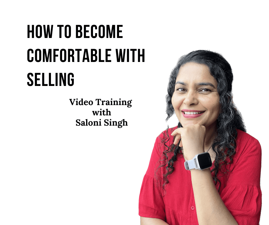 How to Become comfortable with selling