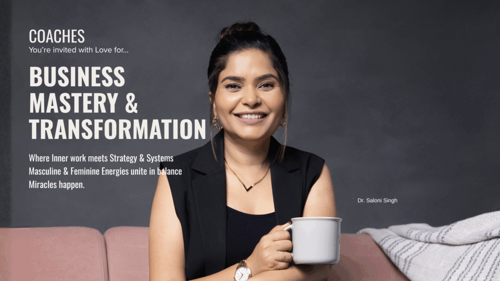 Business transformation by Dr. Saloni Singh